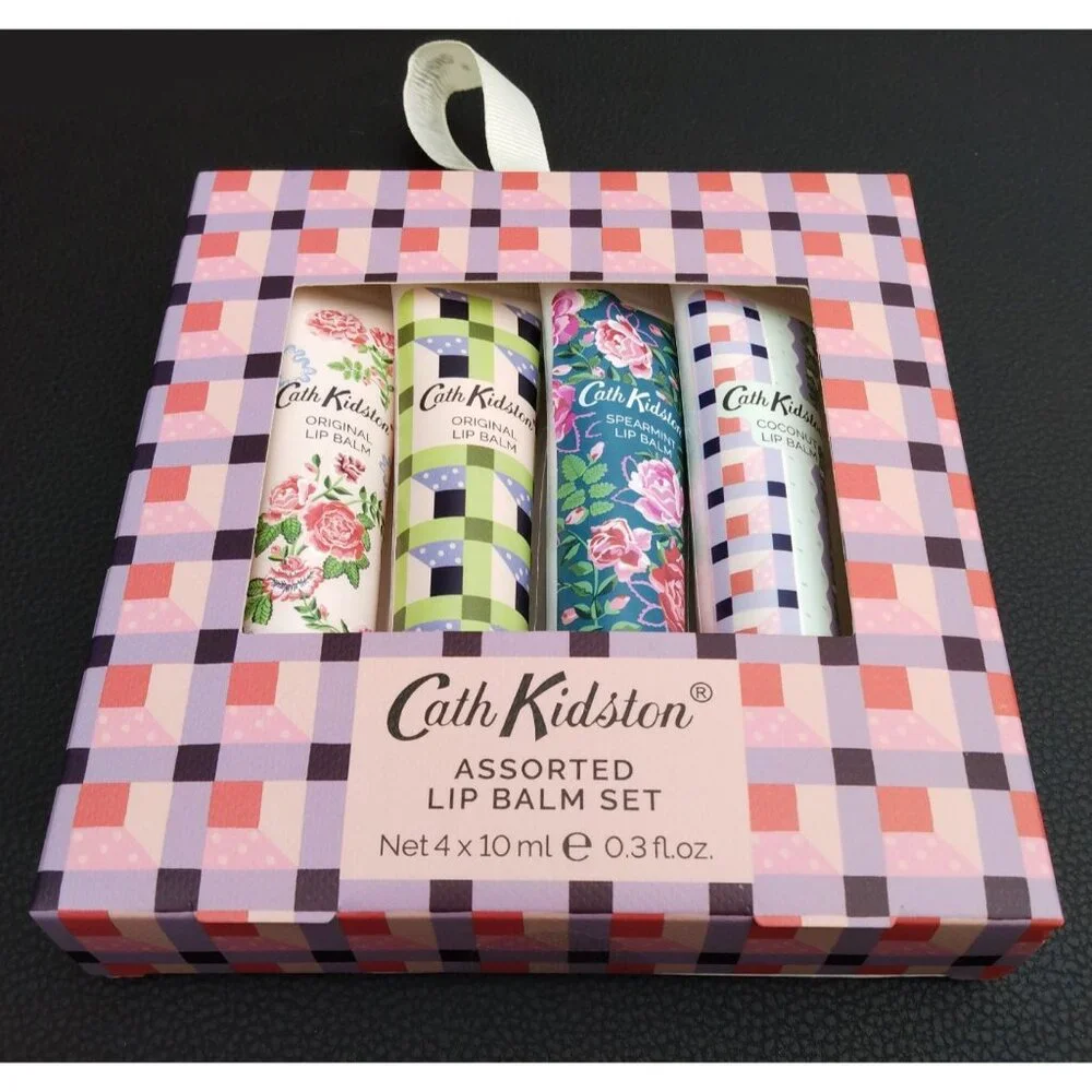 Cath Kidston 4pc Lip Balm Set - Roots & Raindrops